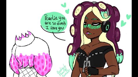 splatoon 2 kiss|(Splatoon 2 Comic Dub) Pearl kisses Marina .